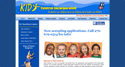 Desktop Screenshot of kidscentralinc.com